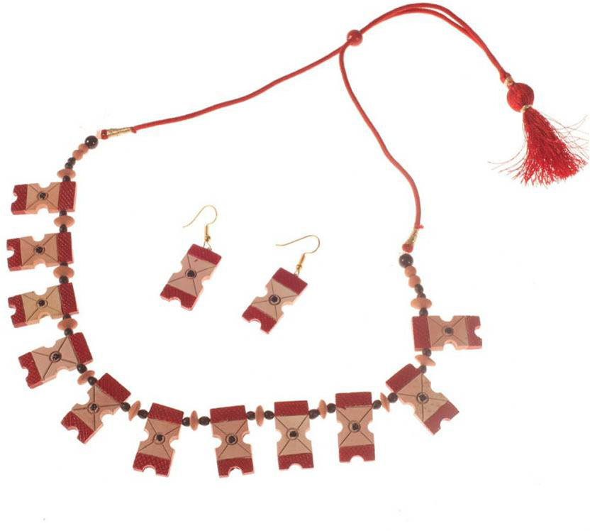 Indus Beauty Handcrafted Terracotta Red