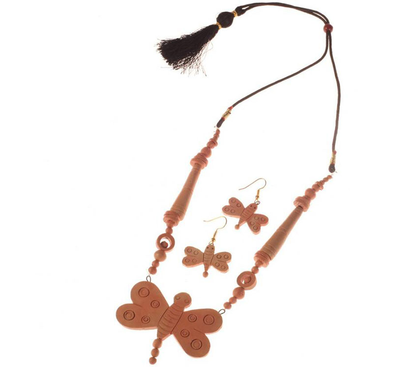 Nectar Drop Butterfly Handcrafted Terracotta